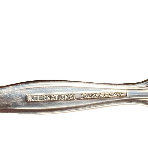 International Silverplate Interlude Serving Set Fork Spoon 9 inch Vintage - Picture 8 of 8